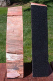 CLASSIC & COLORFUL 12+ lb. Arizona RAINBOW Petrified Wood Bookend Set!!