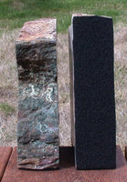 WILD & CRAZY 11 lb Green and Red Spotted Hampton Butte Oregon Petrified Wood Bookends