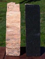 SiS: FANTASTIC 7.7 lb. Petrified Wood Bookend Set - McDermitt Fossil Wood!