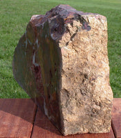 BRILLIANTLY COLORED Huge 21 lb. Marston Ranch Jasper Sculpture - Beautifully Polished Natural Stone!!