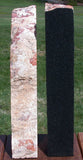 CLASSIC & COLORFUL 12.5 lb. Arizona RAINBOW Petrified Wood Bookend Set!!